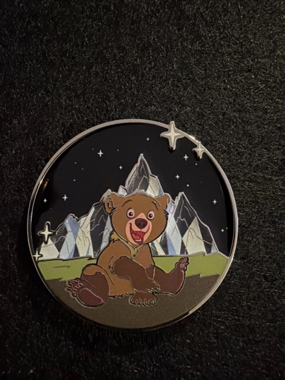 Koda Night Sky - Disney BoxLunch Brother Bear Stained Glass Blind Box Enamel Pin